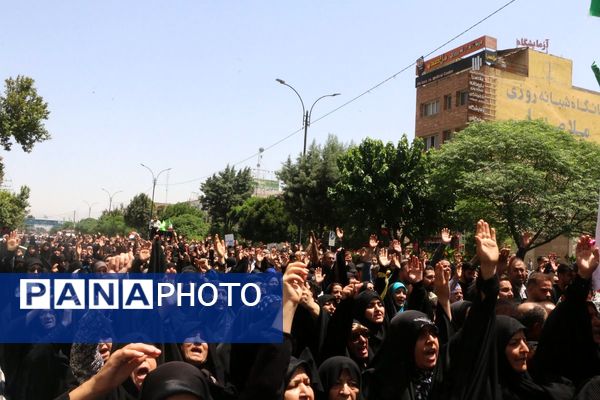 مراسم تشییع پیکر مطهر شهیدان حسن شریفی  و  محمد شاهوردی در ملارد  برگزار شد