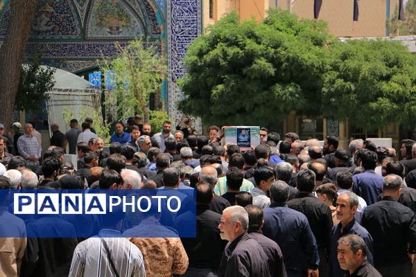 برگزاری مراسم تشییع پیکر مطهر  شهیدان مدافع وطن ، مصطفی بیات و غلامرضا سوری در آستان مقدس بی‌بی سکینه(س) صفادشت 