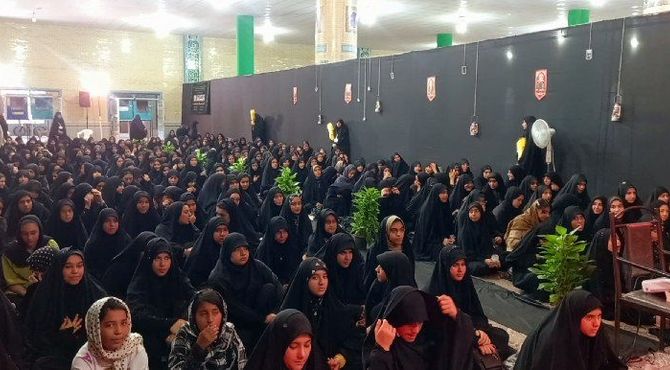 شب سوم متفاوت ترین روضه دختران آفتاب ویژه دختران دوره اول ودوم متوسطه فلاورجان 