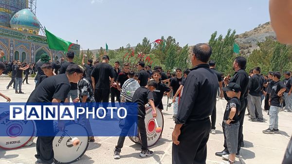 مراسم تاسوعای حسینی در آستانه سید سلطان فقیه‌الدین