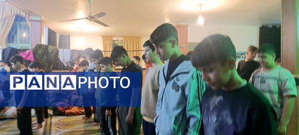 روز دوم اعتکاف پسران آشخانه 