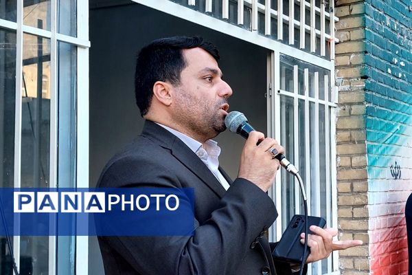 افتتاحیه طرح گلستان زندگی  دبیرستان شهدای هسته‌ای قرچک 