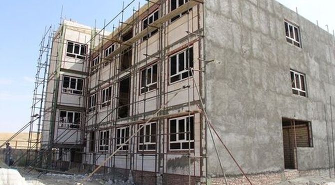 نوسازی مدرسه شهید علی شفیعی کازرون با همت خیرین و بنیاد علوی