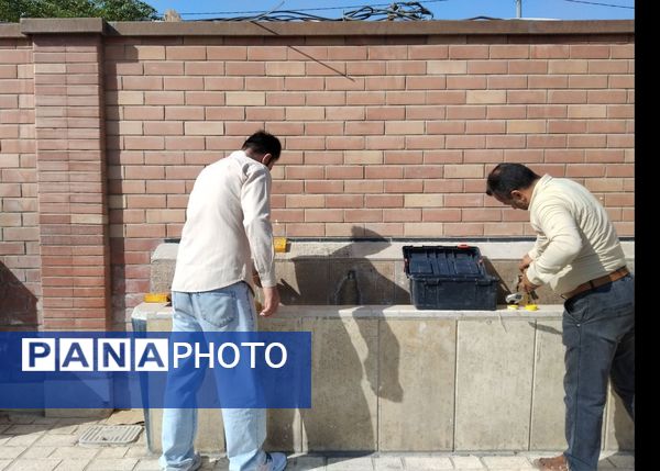 دبستان شقایق‌ها در بخش صفادشت با تجهیز و زیباسازی مدرسه به استقبال ماه مهر رفت