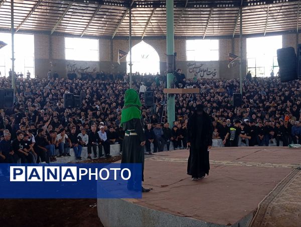 آیین سنتی شبیه خوانی اربعین حسینی در احمدآباد میانجلگه