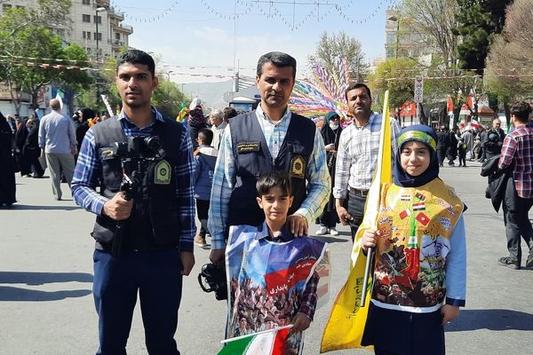 راهپیمایی روز قدس با حضور مسئولان اداره‌کل آموزش‌وپرورش استان خراسان رضوی