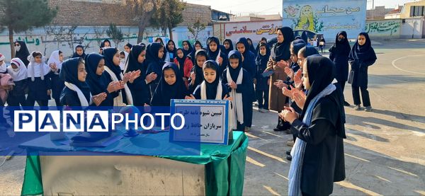 ایستگاه سبز طبیعت در مدرسه شهید رزمی خلیل آباد