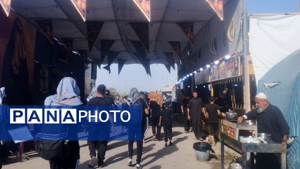 از تصاویر شهدا تا سفره‌های مهربانی در مسیر اربعین
