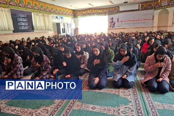  مراسم شهادت حضرت فاطمه زهرا(س) در مدارس بهارستان‌دو