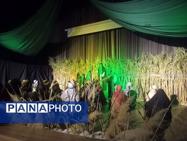 شب سوم نمایش واره کاروان عشق در نیشابور 