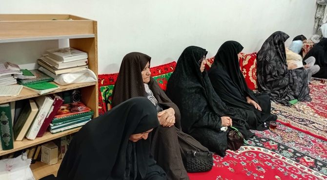 مراسم عزاداری ایام شهادت بانوی دوعالم در روستای نقاب