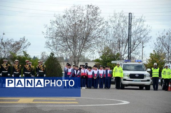 برگزاری رزمایش طرح زمستانه پلیس‌راه فرماندهی انتظامی استان گلستان
