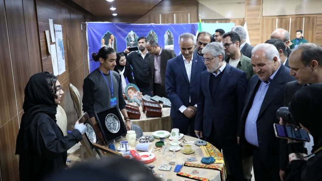 کلنگ‌زنی و افتتاح پروژه‌های جدید دانشگاه نیشابور از سوی وزیر علوم