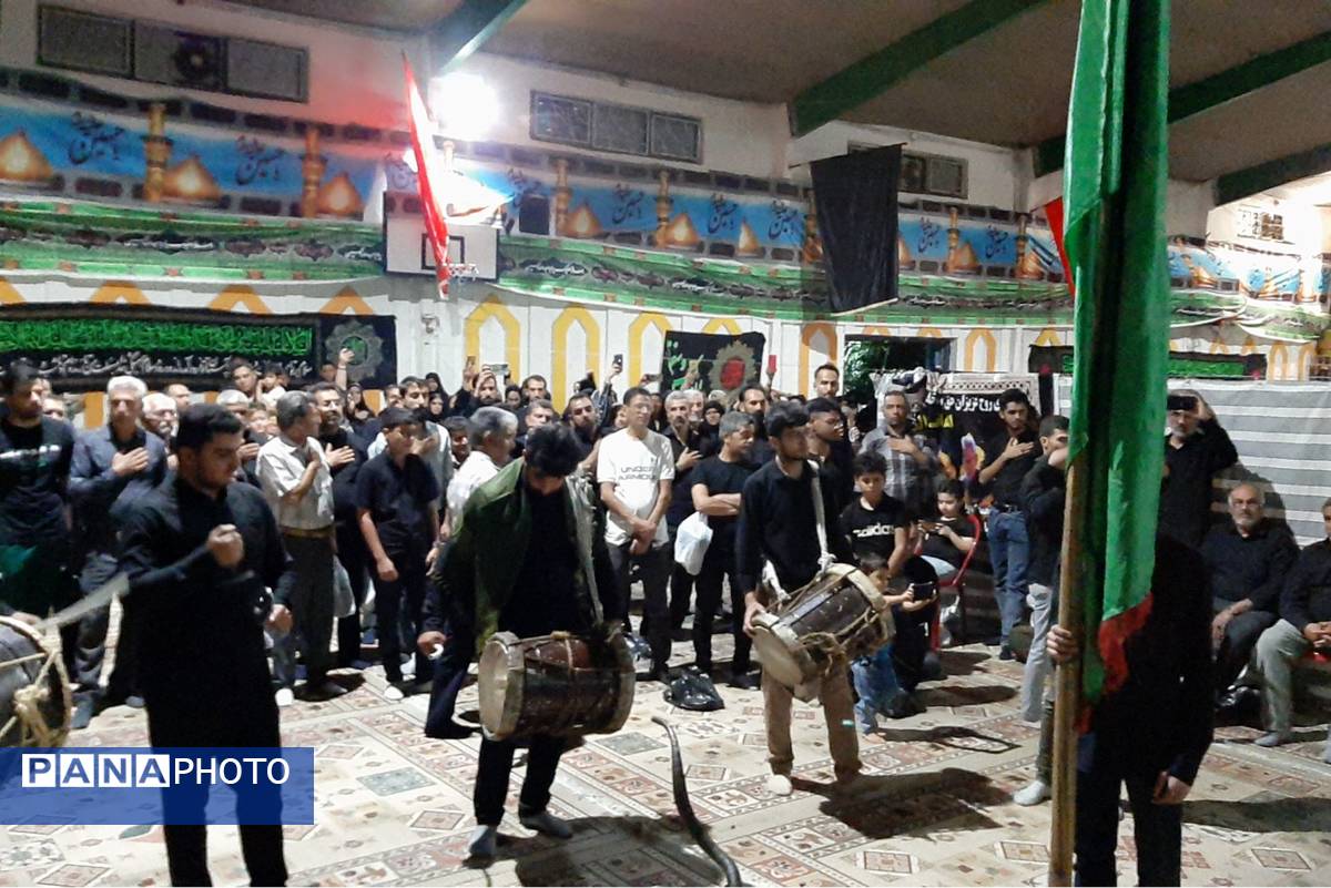 عزاداری هیات محبان علیابنابیطالب (ع) فرهنگیان شیراز در شب تاسوعای حسینی
