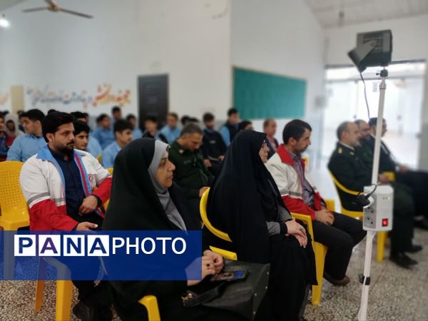 برگزاری پدافند غیرعامل در مدرسه امام علی(ع) شهرستان فریدونکنار