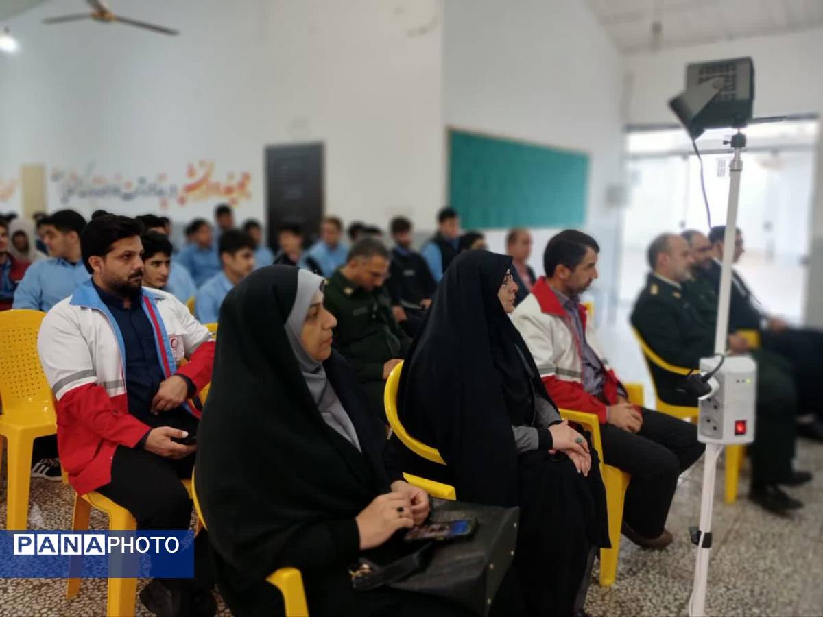 برگزاری پدافند غیرعامل در مدرسه امام علی(ع) شهرستان فریدونکنار