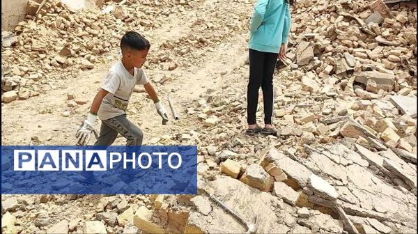مغان روستایی  زلزله زده و غریب  بدون خبرنگار در کاشمر