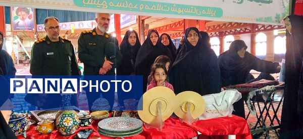  آیین افتتاحیه نمایشگاه پایگاه‌های مقاومت بسیج اسوه‌ شهرستان ملایر