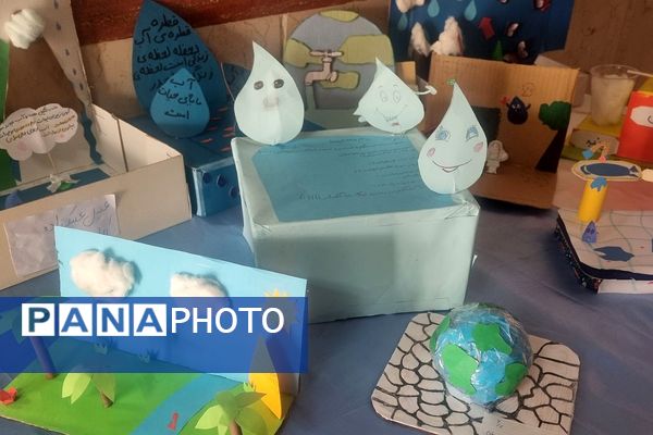 نمایشگاه نگهبان آب در دبستان حاتم ناحیه دو شهرری 
