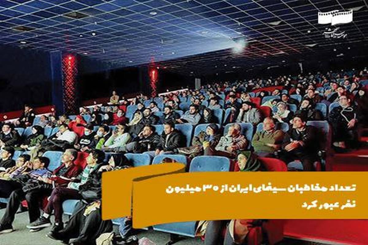 تعداد مخاطبان سینمای ایران از ۳۰ میلیون نفر عبور کرد 