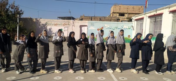 شور و شوق انتخاباتی در فضای دبستان شهید نجفی فدافن