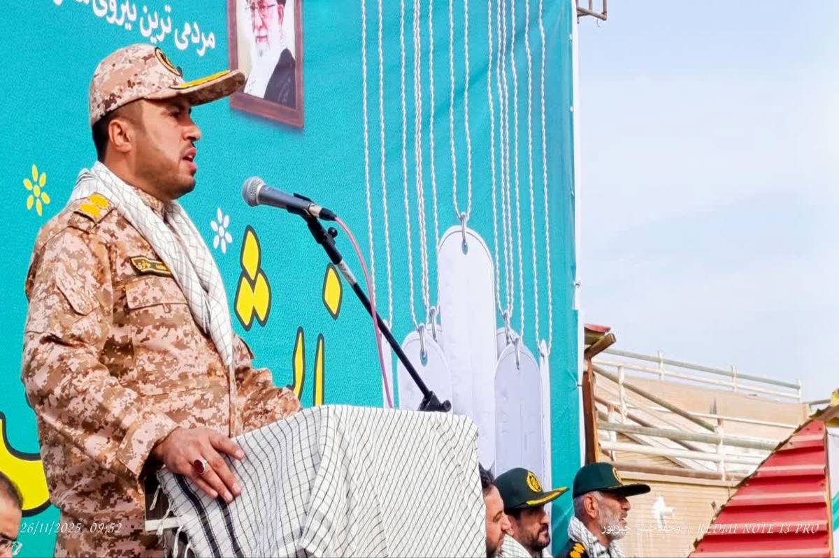 نمایش بزرگ اقتدار بسیج پر شهرستان حمیدیه برگزار شد