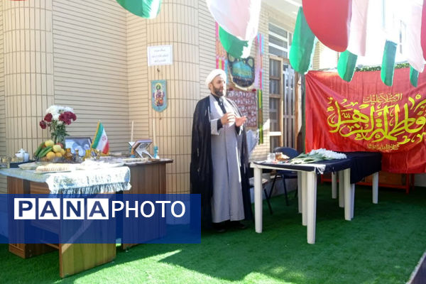 استقبال از شهید گمنام به میزبانی دبیرستان در ادب 