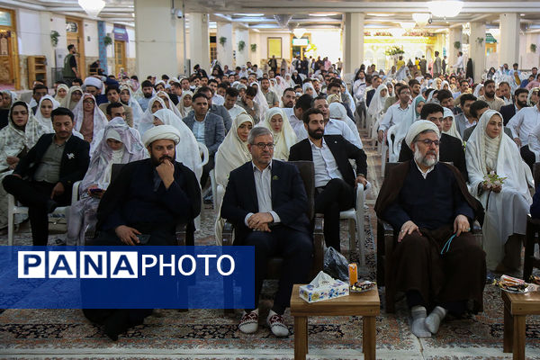 جشن ازدواج ۳۲۵ زوج جوان در حرم حضرت معصومه (س)