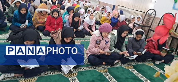 قرائت دعای توسل در آموزشگاه شهید رزمی خلیل آباد 