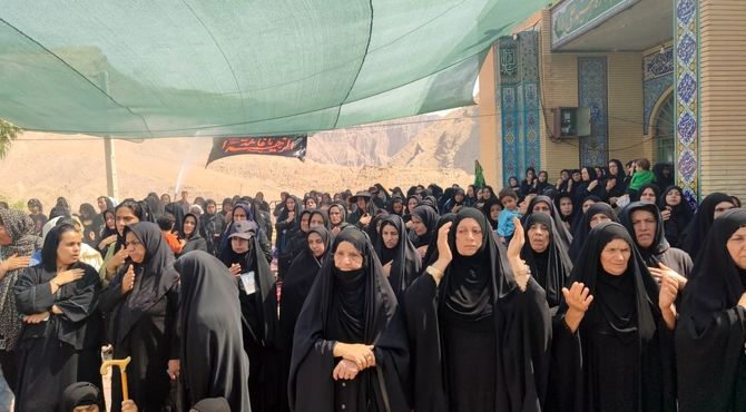 راهپیمایی جاماندگان اربعین حسینی در شهرستان سیروان