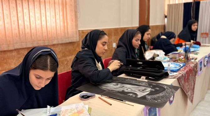 آغاز جشن خلاقیت دانش‌آموزان؛ افتتاح مسابقات فرهنگی‌هنری «امید فردا» در گل‌های نمونه ورامین