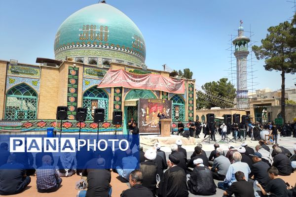 خیل عاشقان حسینی در مسیر جاماندگان اربعین رباط کریم