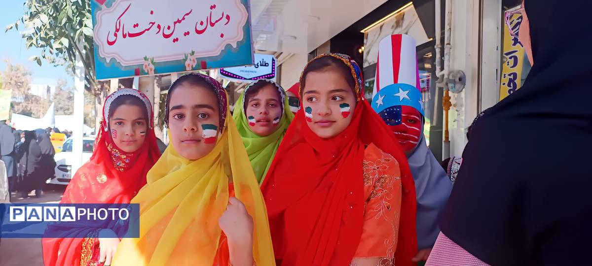 صدای وحدت دانش‌آموزان فارسان در روز ۱۳ آبان 