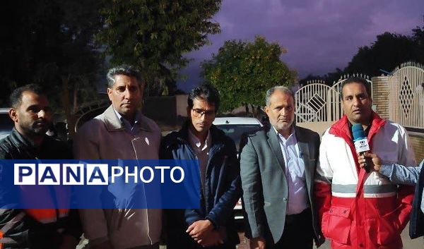 وقوع سیل به علت بارش شدید باران در فاریاب کرمان