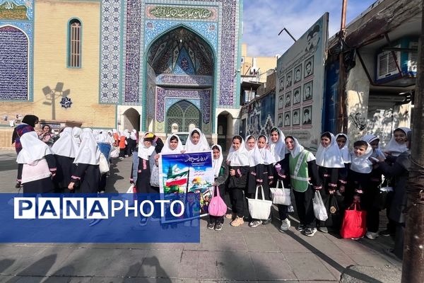 استقبال دانش‌آموزان مدرسه هدی یک از «طرح شمیم»