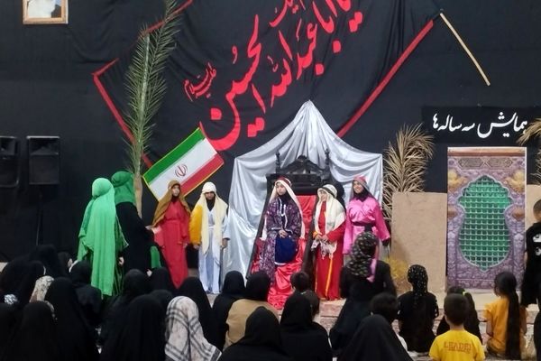 عزاداری و تعزیه خوانی خرابه شام در شهرستان خلیل آباد 