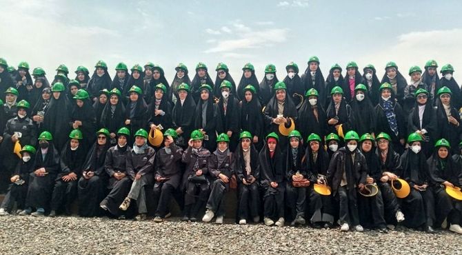 اردوی راهیان پیشرفت گل‌گهر کرمان با حضور دختران اثرگذار شهرستان‌های تهران