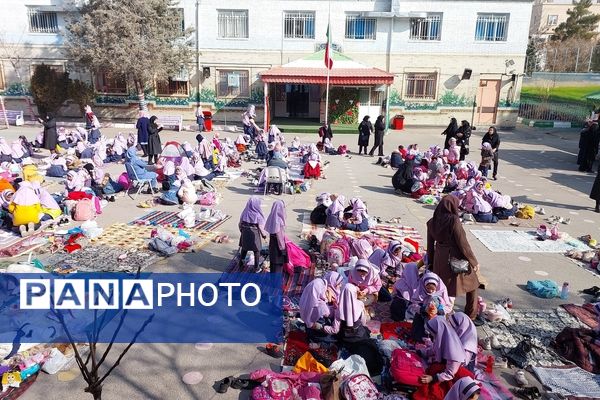 برگزاری اردوی درون مدرسه‌ای و جشنواره غذا در دبستان شاهد تحقیقی ناحیه ۶