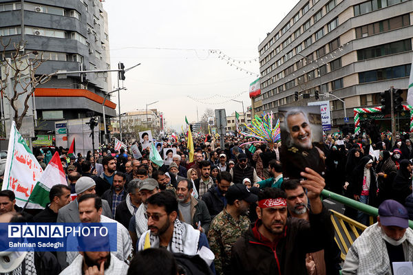 مراسم راهپیمایی روز قدس در تهران