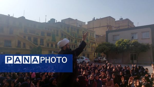 یادوراه شهادت حضرت فاطمه زهرا در مدرسه هوشیار