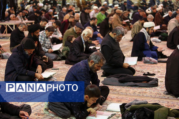 مراسم عزاداری سالروز شهادت امام هادی(ع) در حرم حضرت معصومه(س)