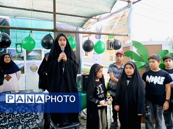 آیین افتتاحیه موکب شهدای دانش‌آموز شهرستان بهار 