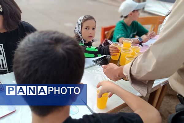 برپایی موکب کودکان و نوجوانان عاشورایی کانون پرورش فکری در یاسوج