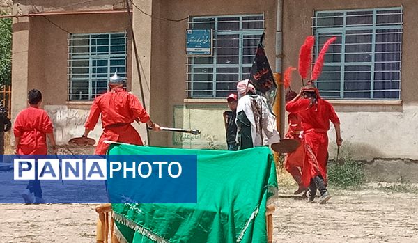 تعزیه خوانی واقعه عاشورا در روستای چکنه علیا خراسان رضوی 