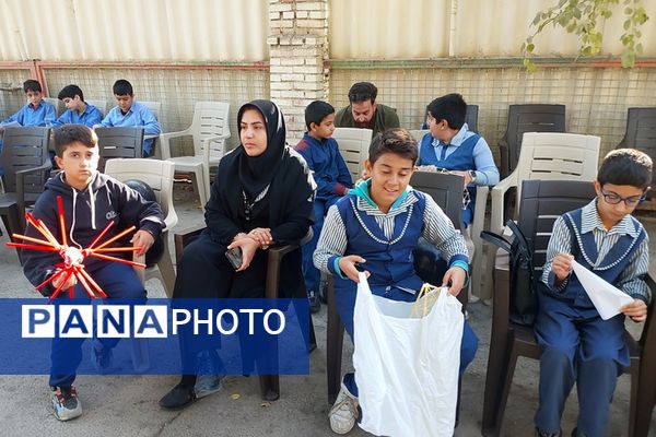 برگزاری مسابقات روز آزمایشگاه در پژوهش سرای بصیرت یک ناحیه دو شهرری 