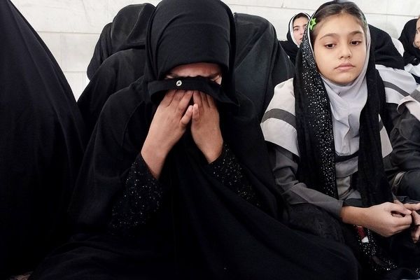 مراسم سوگواری ایام فاطمیه در دبستان موسی‌بن‌جعفر(ع) بهارستان‌دو