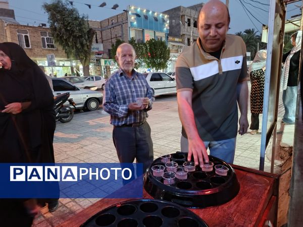 سوگ خورشید خراسان در حاجی‌آباد عزاداری شهادت امام رضا(ع)