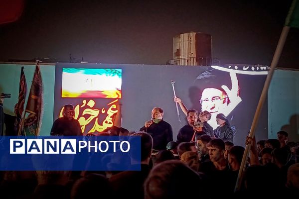 "عهد خون"، تجمع بزرگ مردمی و هیئت‌های مذهبی باقرشهر و کهریزک در حمایت از ولی امر مسلمین جهان 