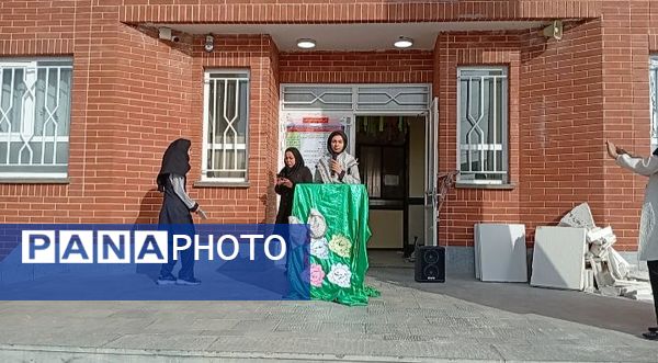مراسم زنگ مهر در دبیرستان مشکات