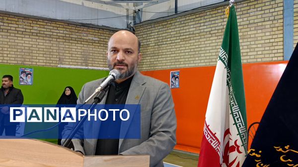 افتتاح سالن ورزشی زنده یاد حاج محمدرضا خان طاهریان در خلیل آباد 